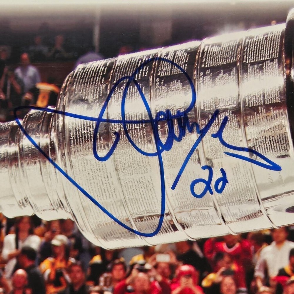 Jamal Mayers Chicago Blackhawks 2013 Stanley Cup Champion Signed 8x10 Photo Card - Picture 4 of 6